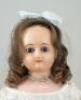 Wax over composition shoulder head doll, German circa 1860-70, - 2