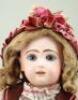 Tete Jumeau bisque head Bebe, size 9, French circa 1890, - 2