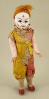Extremely rare all original Steiner series B clown bisque head doll, French, circa 1890,