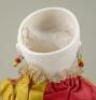 Extremely rare all original Steiner series B clown bisque head doll, French, circa 1890, - 4