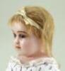 Poured wax shoulder head doll, English circa 1880, - 2