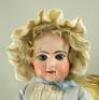 Large Tete Jumeau bisque head Bebe, French circa 1890, - 2