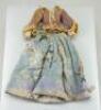 Rare early 18th century English wooden doll dress, - 2