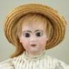 Tete Jumeau bisque head Bebe doll, French circa 1900, - 2