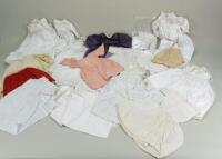 Collection of dolls clothes, mostly 1890s,