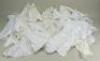 A good selection of white cotton dolls dresses, christening gowns and underclothes, - 2