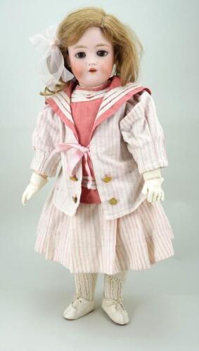 Simon & Halbig/ K&R bisque head doll, German circa 1910,