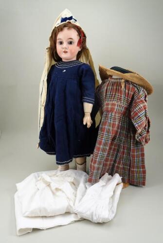 Gebruder Kuhnlenz bisque head doll, German circa 1910,