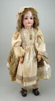 Schoenau & Hoffmeister 1906 bisque head doll, German circa 1910,