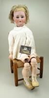 Large Kammer & Reinhardt/Simon & Halbig bisque head doll, German circa 1910,