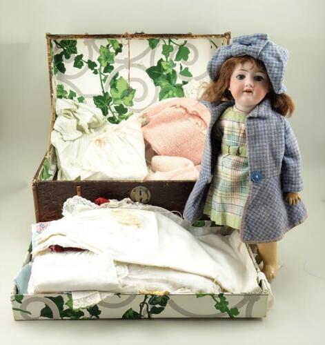 A.M 390 bisque head doll, German circa 1910,