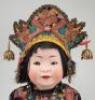 Rare J.D Kestner 243 oriental bisque head character doll, German circa 1910, - 2