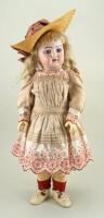 All original J.D Kestner 189 bisque head doll, German circa 1900,