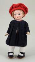 A.M 323 bisque head Googly doll, German circa 1910,