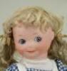 Rare A.M 253 bisque head Googly doll, - 2