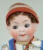 Rare Hertel, Schwab & Co 165 bisque head googly doll, German circa 1910, - 2