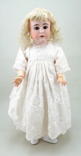 J.D Kestner bisque head doll, German circa 1910,