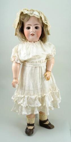 Simon & Halbig bisque head doll, circa 1910,