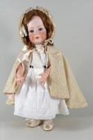 A good Bahr & Proschild 2072 Character doll on Toddler body, German circa 1910,