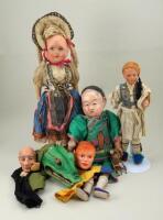 Collection of dolls and puppets,