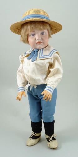 Reproduction Kammer & Reinhardt 114 bisque head doll,