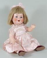 Porzellanfabrik Burggrub ‘Das lachende Baby’ bisque head baby doll, German 1920s,