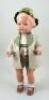 Rheinische Gummi celluloid doll, German circa 1920,