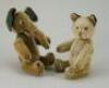 Schuco miniature Yes/No mohair Elephant and Cat, 1950s, - 2