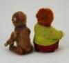 Two Schuco mohair Monkey Perfume bottles, circa 1930, - 2