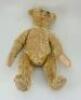 Early light brown mohair centre seam Steiff Teddy Bear, German circa 1909, - 6