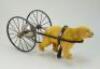 Bing golden mohair Trippel-Trappel pull along Bear toy, German circa 1908, - 2