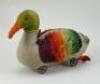 Early Steiff felt Mallard Duck on wheels, German circa 1910, - 3