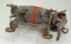 A good grey felt Schuco Roller Yes/No Elephant on wheels, German 1920s, - 5