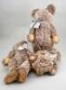 Family of three Steiff mohair Zotty Teddy Bears, 1950s, - 2