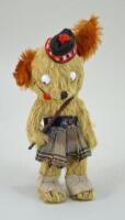 Rare Chiltern Einco Teddy Bear in Scottish outfit, 1920s,