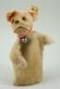 Steiff mohair Bully the Dog hand puppet, circa 1930,