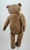 Brown mohair Peacock Teddy Bear, English circa 1915, - 4