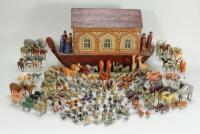 A fine wooden Noah’s Ark and Animals, German 1880s,