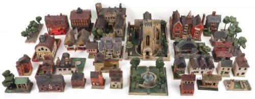 The village of ‘Hamlets Choyse’ an impressive and extensive model village, made by the Rev. Reginald Somerset Ward (1881-1962),