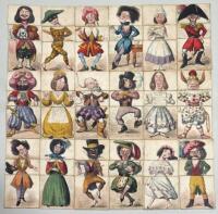 A good early Misfitz card game, mid 19th century,