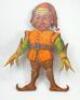 Painted wooden figure of a dressed Goblin from R.M.S Queen Elisabeth Tourist Children’s Playroom, 1946,