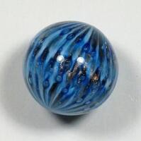 A good blue glass Marble,