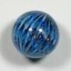 A good blue glass Marble,