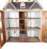 ‘Newick House’ a painted wooden English Town dolls house, circa 1880, - 3