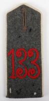 Imperial German 133rd (9th Royal Saxon) Infantry Regiment M-15 Shoulder Strap