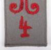 WW1 Kraftfahr-Battalion (Motor Transport) Nr 4 Field Grey Shoulder Strap - 3