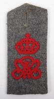 WW1 German Infanterie-Regiment Kaiser Wilhelm Konig von Preussen (2nd Wurttembergisches) Nr 120 Shoulder Strap,