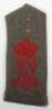 WW1 German Bavarian Infanterie-Regiment Nr 1 (Koniglich Bayerisches) Simplified Shoulder Strap