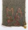 Scarce WW1 German Artillerie-Messtrupps-Kompanie 24 (Artillery Survey Section) Shoulder Strap - 5