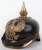 WW1 German Prussian Other Ranks Souvenired Pickelhaube - 3